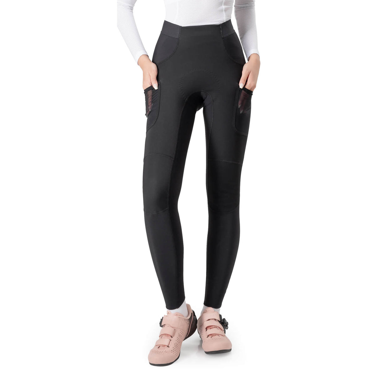 ROCKBROS TVI Lange Fahrradhose mit Sitzpolster Atmungsaktiv Damen