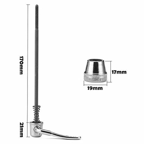 Rollentrainer – Schnellspanner‑System für Hinterrad‑Montage