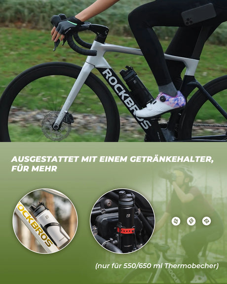 Edelstahl‑Trinkflasche – 550 ml bis 1200 ml, isoliert & BPA‑frei