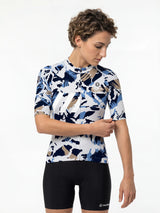 Damen-Radtrikot Urban Camo