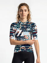 Damen-Radtrikot Urban Camo
