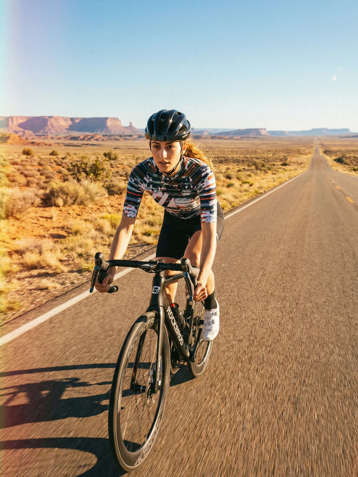 Damen-Radtrikot Urban Camo