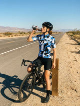 Damen-Radtrikot Urban Camo