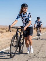 Damen-Radtrikot Urban Camo