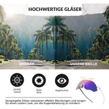 Lunettes de cyclisme sans monture, verres miroirs, protection UV400 - SWIFT 