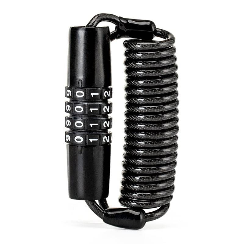 ROCKBROS Fahrradschloss Zahlenschloss  Helmschloss mit 4-stellig Code max. 150 cm - ROCKBROS-EU
