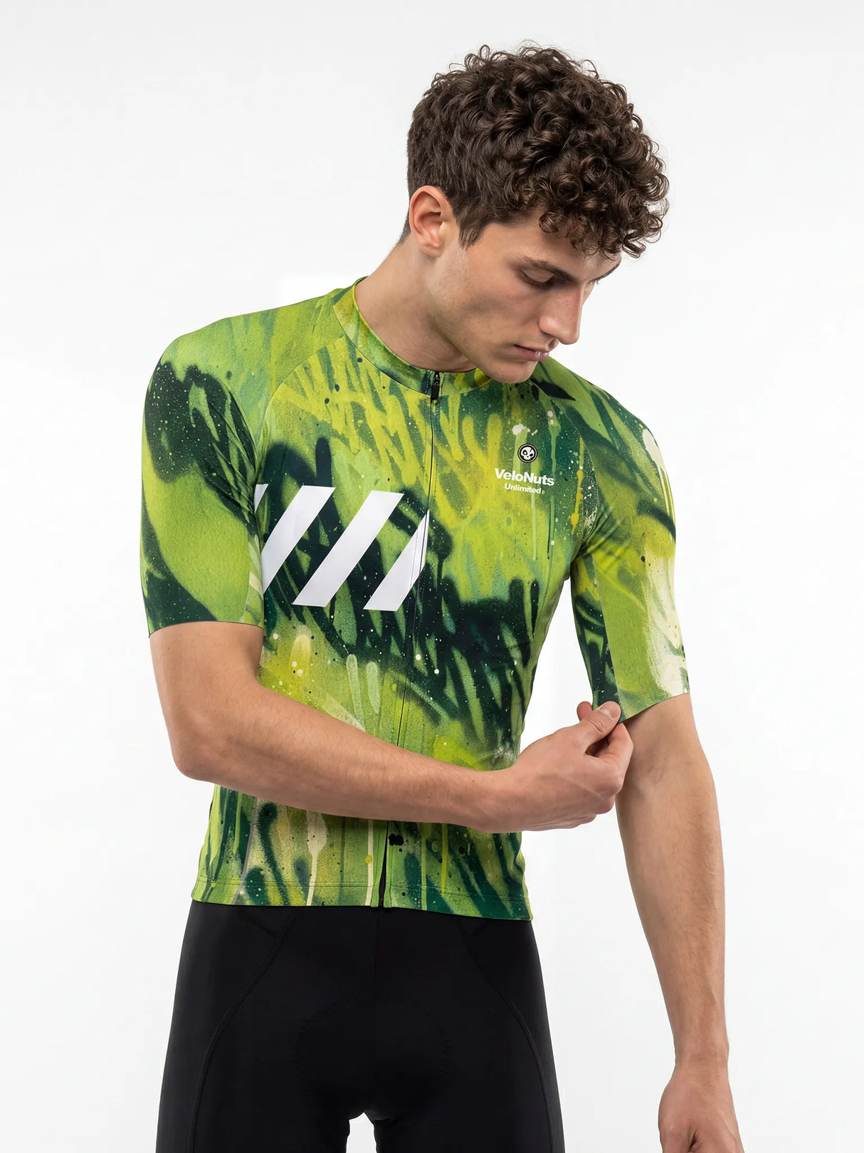 Herren-Radtrikot mit Straßengraffiti