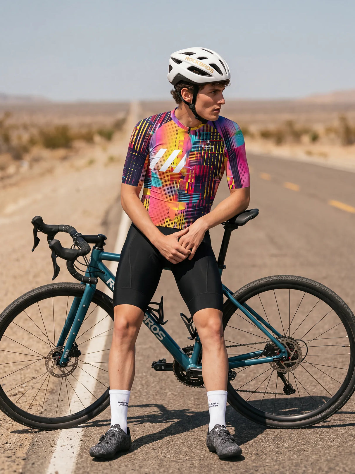 Herren-Radtrikot Neon Condense